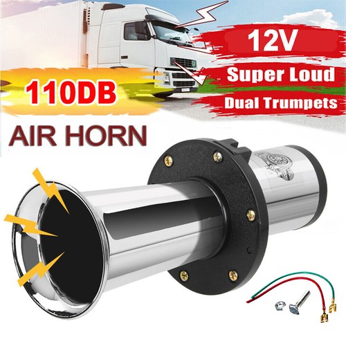 110db 12v chrome air horn - chrome,