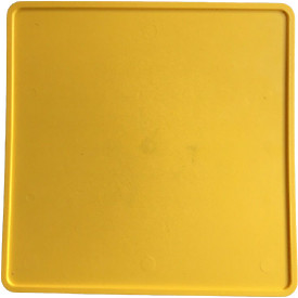 Kart number board yellow - board,