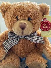 Keel Toys Simply Soft Collection Poppet Bear Brown. Hand Made 15cm With Tags