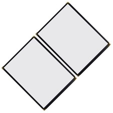  2 Pcs Recipe Folder Food Cover Clear Menu Sleeve Holders Restaurant