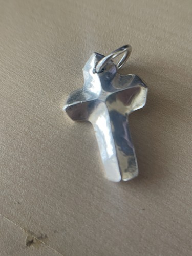Solid silver 999 cross - silver,