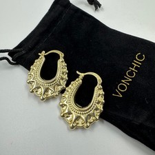 3cm Gold 18K GF 30mm Gypsy