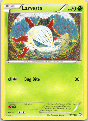 Pokemon larvesta 114 - pokemon,