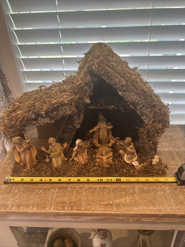 Vintage christmas nativity - christmas,