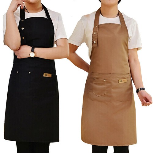 Denim canvas apron with - denim,