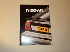 Nissan 1989 UK range brochure - Sunny ZX Coupe, 200SX, 300ZX, Micra, Maxima, Pra