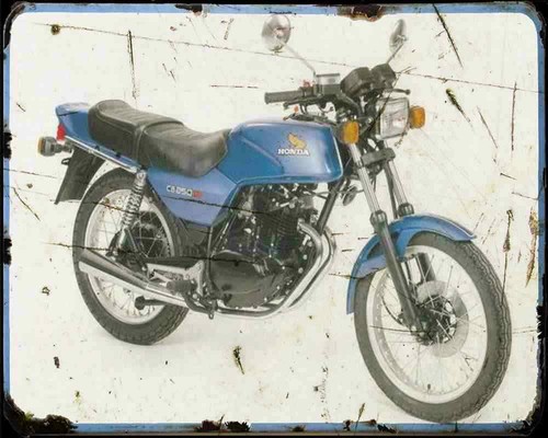 Honda cb250rs metal - 82, a4