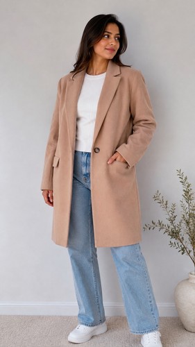 Primark cares camel coat - cares,