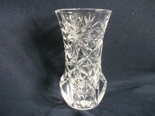 Small Heavy Crystal Cut Glass