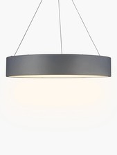 John Lewis Design Project No. 132 Finn LED Hoop Ceiling Light - Metallic [Dusty/