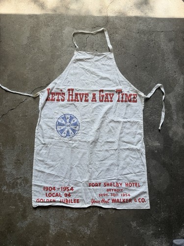 Vintage 1950s apron lets - lets, have