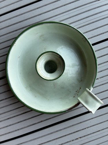 Vintage green enamel - vintage,