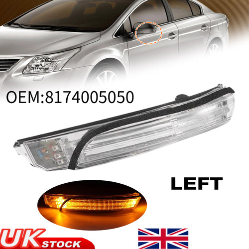 Left led wing mirror - led,