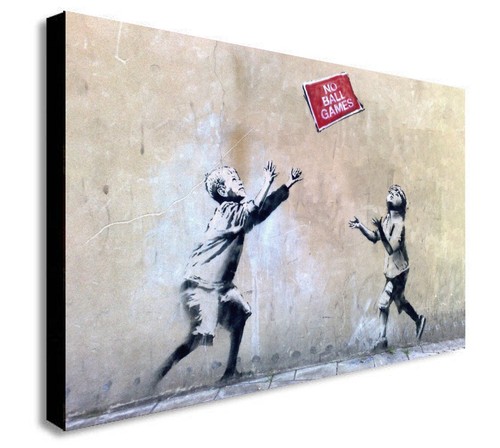 Banksy street art - -, ball