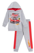 Hot Wheels Tracksuit Boys Matching Jogging Bottoms + Hoodie Two Piece Jogger Set