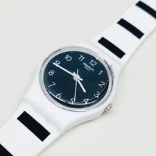 Swatch　ZEBRETTE  LW161　Silicone Strap  25mm  New Battery Swiss Made