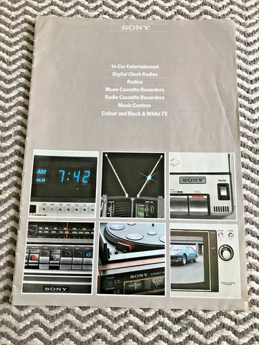 Sony hifi vintage - vintage, brochure