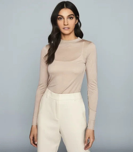 Reiss aurellie nude semi sheer - aurellie,