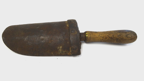 Vintage metal grain food - grain/food, scoop