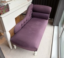 French Chaise Lounge Plum
