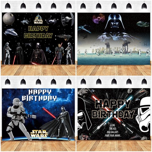 Star wars backdrop birthday - wars,
