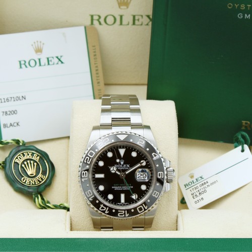 Rolex gmt master - master, 116710ln