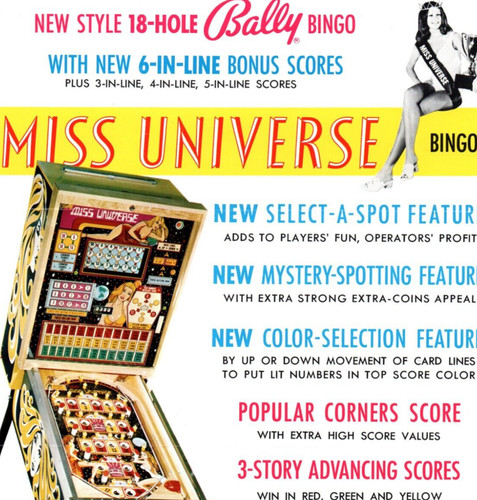 Rare bally miss - miss, universe