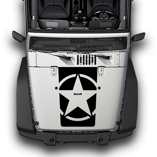Hood star for jeep - jeep, jl