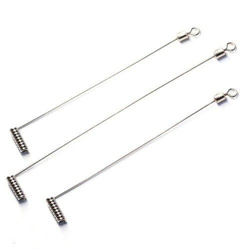 10x stainless arm wire with - stainless, l-arm