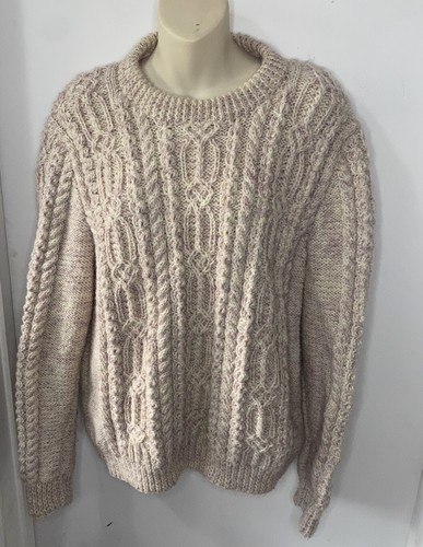 Vintage hand knitted arran - vintage,