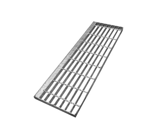 Stair tread galvanized - galvanized, steel