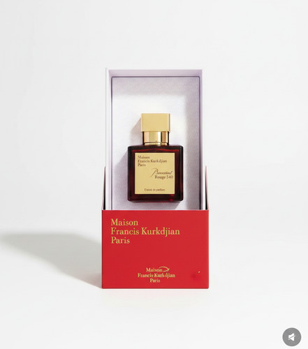 Luxury red fragrance - red, bottle