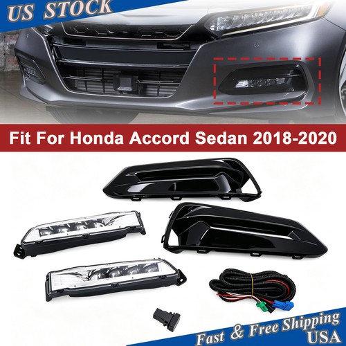 Clear led fog lamps pair - clear,