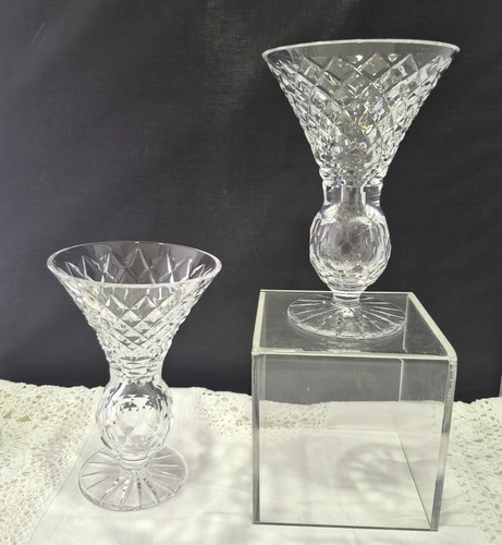 Pair tyrone crystal - of, bud