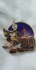 Disneyland Paris 20th Anniversary Collective Pin Sorcerer Mickey Castle 