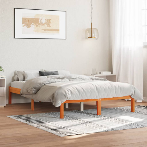 Bed frame brown - bed, pine