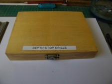 Depth Stop Drills - Cased in a Wooden Box - Used but in Superb Condition