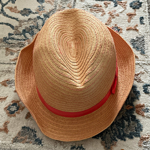 Women straw sun hat beige - women's,