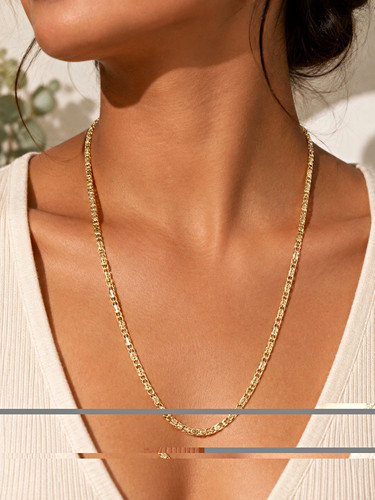 14k gold filled bismark chain - 14k,