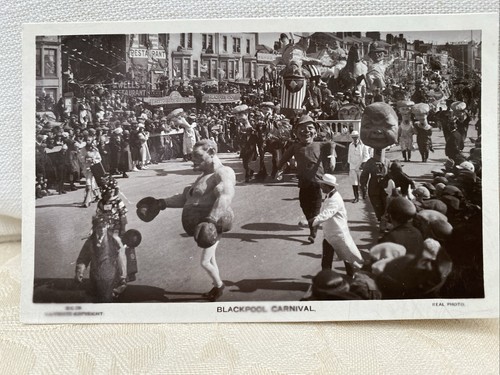 Old postcard blackpool - old,