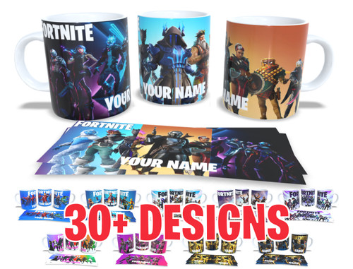 Personalised fortnite mug cup - fortnite,