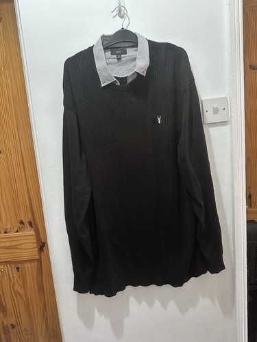 Next mens black - mock, shirt