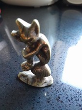 antique solid brass pixie imp