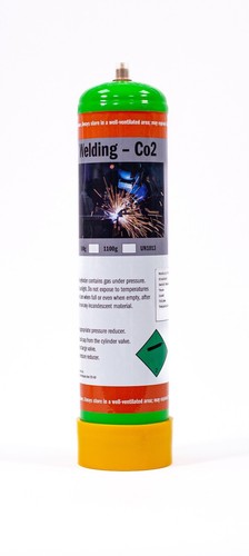 Pure co2 gas bottle 580g - gas, mig