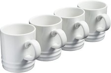Colourful stoneware mugs - stoneware, set