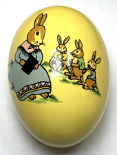 Vintage Ceramic Egg Figurine