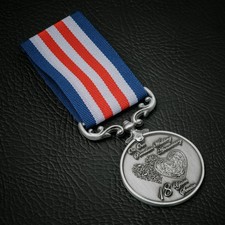 Our 18th Porcelain Wedding Anniversary Long Service Medal. Gift/Present. Silver