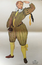 Antique print sir francis - print,