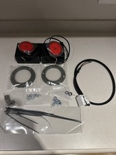 Willys Ford GPW Hotchkiss 12V LED dual function brake light kit - Ford lenses