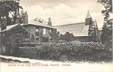 Hanwell near Ealing. Church of Our Lady & St Joseph. Outside by Hartmann.